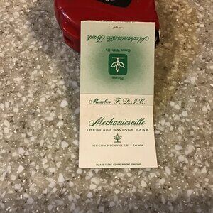 Matchbook Cover Mechanicsville Trust & Savings Bank Advertising - Iowa